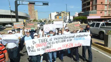 Jubilados del MP en Zulia protestan por desmejoras de beneficios Jubilados del MP en Zulia protestan por desmejoras de beneficios