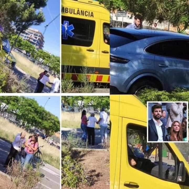Shakira aclara rumores sobre fotos subiendo a una ambulancia Shakira aclara rumores sobre fotos subiendo a una ambulancia