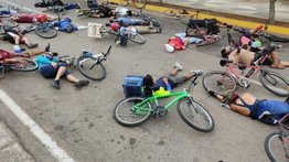 Ciclistas en Caracas exigen ser tomados en cuenta por las autoridades
