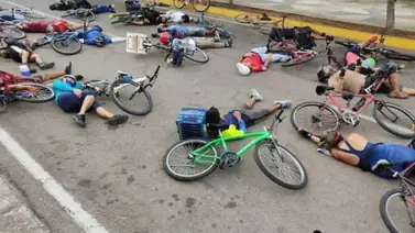 Ciclistas en Caracas exigen ser tomados en cuenta por las autoridades Ciclistas en Caracas exigen ser tomados en cuenta por las autoridades