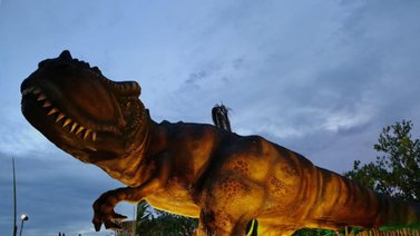 Parque temático en México exhibe pasado jurásico