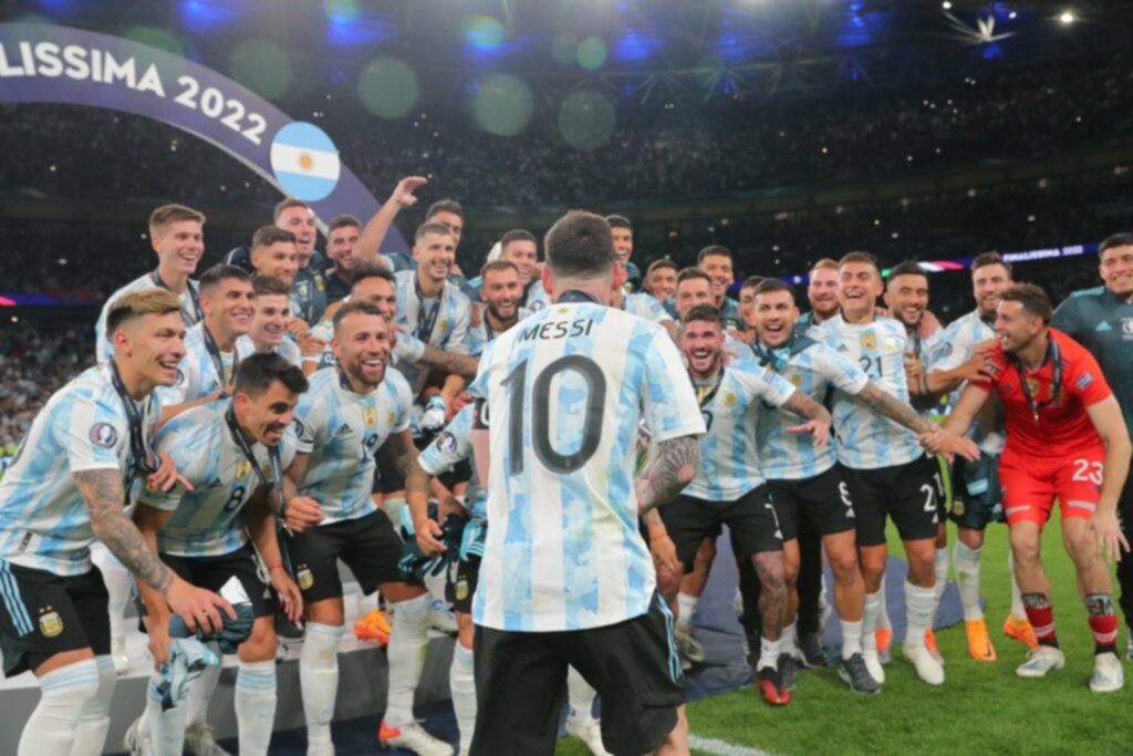 ¡Argentina, la Campeonissima! Un tren albiceleste arrolla a Italia en Wembley ¡Argentina, la Campeonissima! Un tren albiceleste arrolla a Italia en Wembley