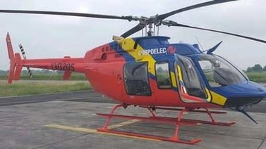 Helicóptero de Corpoelec se precipita a tierra en el estado Guárico