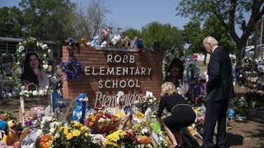 Biden visita escuela de Texas tras tiroteo del pasado 24 de mayo