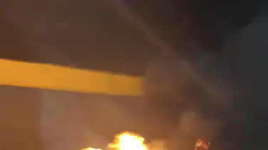 Reportan incendio de una moto en el túnel La Planicie Reportan incendio de una moto en el túnel La Planicie