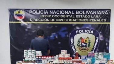 Capturan a un hombre señalado por contrabando de medicinas en Lara
