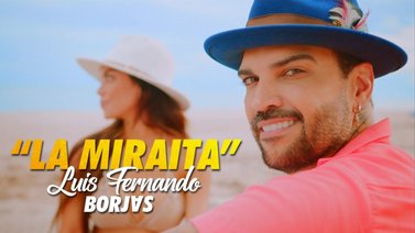 Luis Fernando Borjas lidera las emisoras de radio con "La Miraíta"