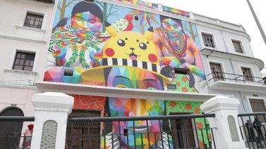 Pikachu del artista Okuda genera controversia en Ecuador