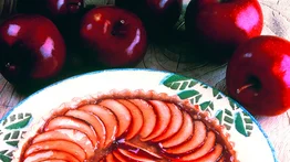 Tartaleta crujiente de manzana