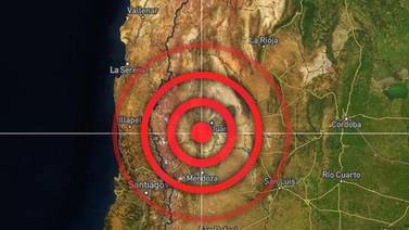 Registran sismo en Chile, Argentina y Perú de 6,8 en la escala de Richter