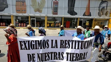 Indígenas marchan a capital mexicana para exigir devolución de tierras