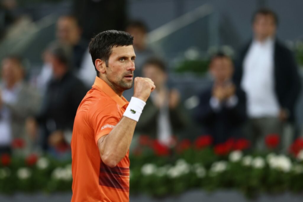 Novak Djoković avanza a semifinales del Masters de Madrid Novak Djoković avanza a semifinales del Masters de Madrid