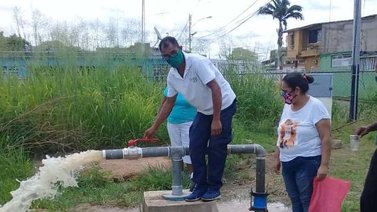 Reactivan pozo de agua para beneficiar a familias del estado Monagas