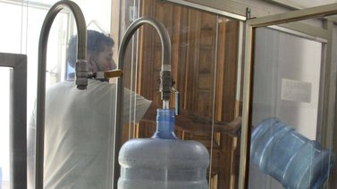 Baño con agua potable