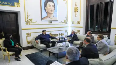 Presidente Maduro se reúne con representantes de la OIT en Miraflores Presidente Maduro se reúne con representantes de la OIT en Miraflores