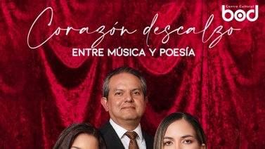 El espectáculo músicopoético Corazón descalzo llega al Centro Cultural BOD