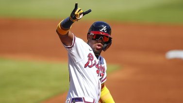 Ronald Acuña Jr volvió a jugar después de casi un año