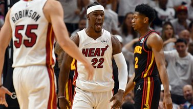 El Heat venció a los Hawks y comienza fuerte los playoffs