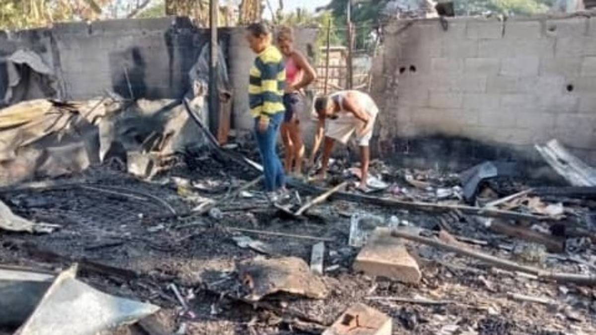 Mujer murió calcinada tras salvar de incendio a sus dos hijos en Aragua