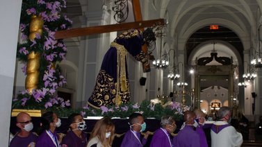 El Nazareno de San Pablo tendrá misa en la plaza Diego Ibarra
