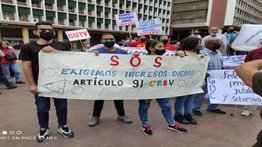 Pensionados y Jubilados toman las calles para exigir reivindicaciones