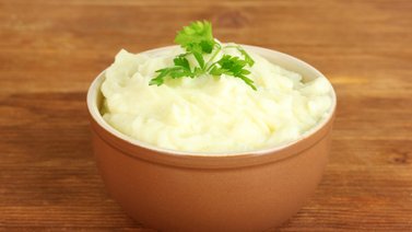 Cremoso y nutritivo puré de coliflor