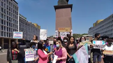 Personas transgénero protestan para exigir respeto por sus derechos Personas transgénero protestan para exigir respeto por sus derechos