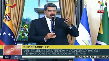 Maduro: Despedimos a embajadores de países queridos por Venezuela