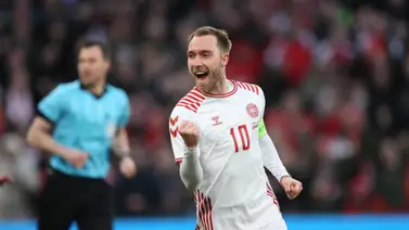 ¡Eriksen vuelve a todo corazón! Regresa con derechazo ante Serbia ¡Eriksen vuelve a todo corazón! Regresa con derechazo ante Serbia