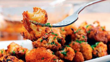 Ramilletes de coliflor al horno con especias