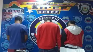 Detienen a tres jóvenes por hurto en el estado Falcón Detienen a tres jóvenes por hurto en el estado Falcón