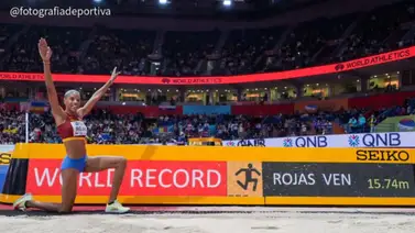 Venezuela felicita a Yulimar Rojas por su nuevo récord mundial Venezuela felicita a Yulimar Rojas por su nuevo récord mundial