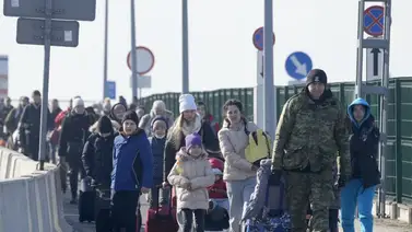Salida de refugiados ucranianos se acelera en las últimas 24 horas Salida de refugiados ucranianos se acelera en las últimas 24 horas