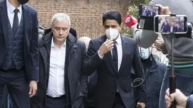 El presidente del PSG intimida al árbitro tras caer eliminado El presidente del PSG intimida al árbitro tras caer eliminado