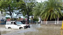 Fuertes lluvias causan inundaciones en sectores de Nueva Esparta