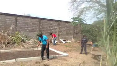 Privados de libertad recuperan áreas verdes de Poliapure Privados de libertad recuperan áreas verdes de Poliapure