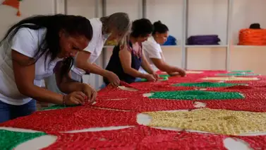 El crochet más grande del mundo cubre un poblado de México El crochet más grande del mundo cubre un poblado de México