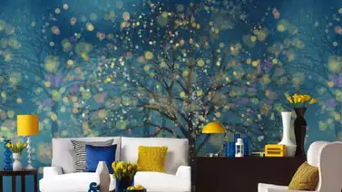 Resalta la pared principal de tu salón Resalta la pared principal de tu salón