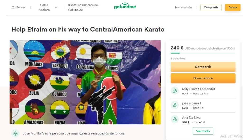 Servicio Público: Niño karateca solicita recursos para ir a campeonato Servicio Público: Niño karateca solicita recursos para ir a campeonato