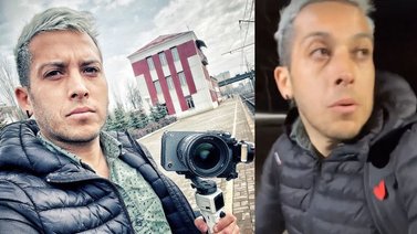 Alex Tienda intenta salir de Ucrania ante ataque ruso (+Video)