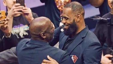 LeBron se reencuentra con Jordan en el All-Star: Siempre quise ser como él