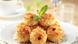 Macarrones de coco o cocadas caseras