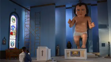 Niño Dios de cinco metros en México para recordar importancia de la salud Niño Dios de cinco metros en México para recordar importancia de la salud