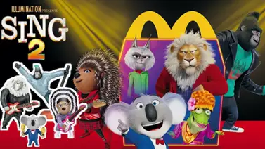 Los personajes de Sing 2 llegan a la Cajita Feliz Los personajes de Sing 2 llegan a la Cajita Feliz