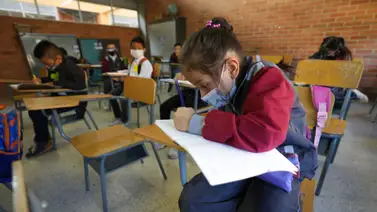 Estudiantes colombianos vuelven a educación 100% presencial Estudiantes colombianos vuelven a educación 100% presencial