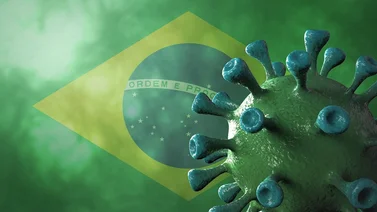 Casos de covid en Brasil es récord por quinto día seguido