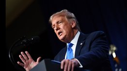 Trump pide a sus seguidores evitar la violencia antes de la investidura