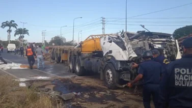Dos fallecidos dejó volcamiento de una gandola en la ARC