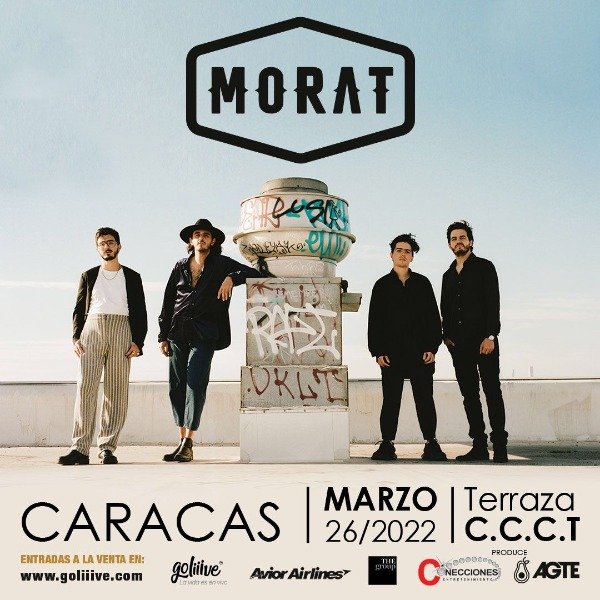 "Morat" anuncia su primera presentación en Venezuela "Morat" anuncia su primera presentación en Venezuela