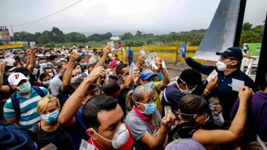 Oposición trata situación migratoria venezolana con autoridades de Colombia Oposición trata situación migratoria venezolana con autoridades de Colombia